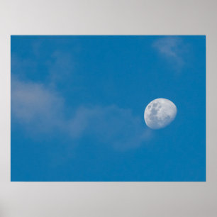 Poster Lua da Manhã Zâmbia, África