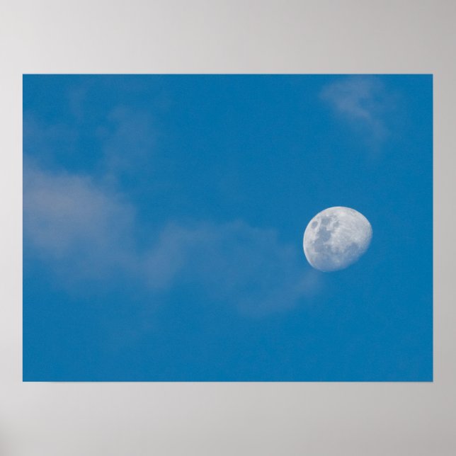 Poster Lua da Manhã | Zâmbia, África (Frente)
