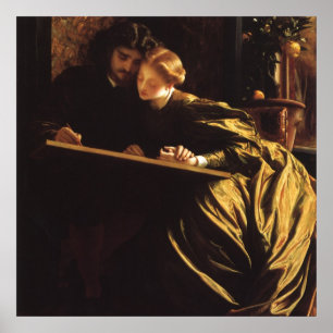 Pôster Lua de mel do pintor por Lord Frederic Leighton