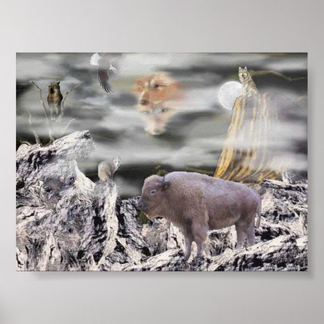 Poster Lua indiana (Frente)