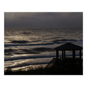 Pôster Lua Lit Ondas OBX