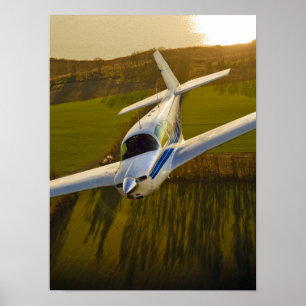 Pôster Lua na Luz do Ouro