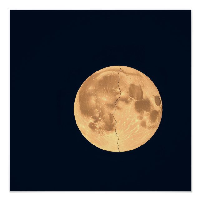 Pôster Lua Rachada (Frente)