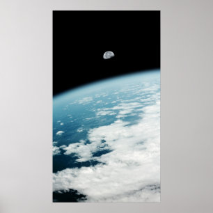Pôster Lua sobre a Terra