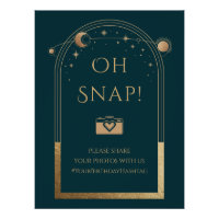 Lua Verde Celestial, Dourada Sol Stars Oh Snap