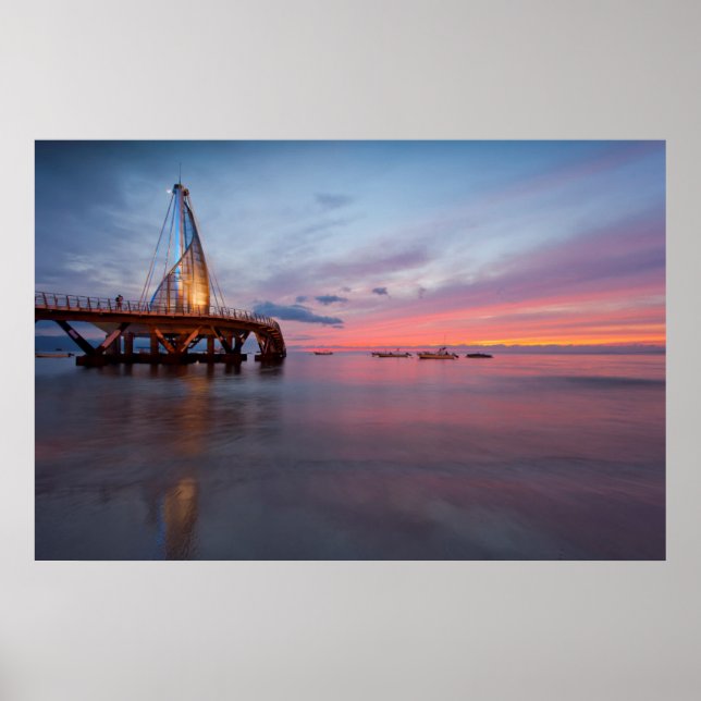 Pôster Luar E Sunset (Frente)