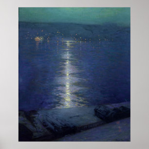 Pôster Luar no rio, 1919