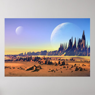 Pôster Luas do deserto