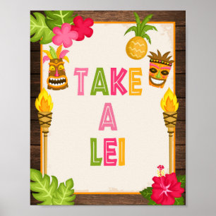 Poster Luau - Sinal de Lei