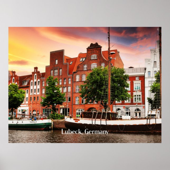 Poster Lubeck Alemanha (Frente)