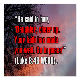 Pôster Lucas 8:48 WEBU