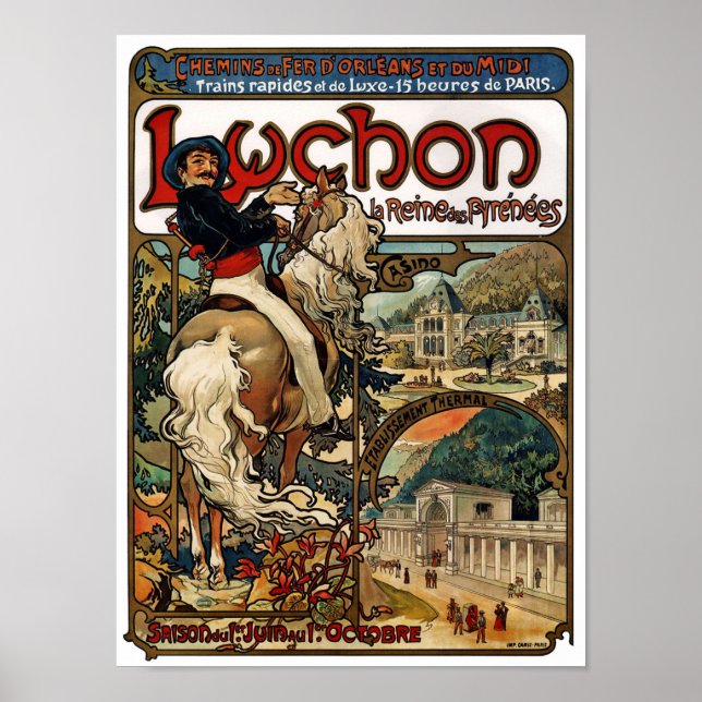 Poster Luchon, Mucha (Frente)