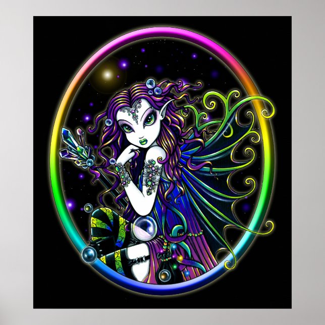 Poster "Lucidia" Crystal Rainbow Fairy (Frente)