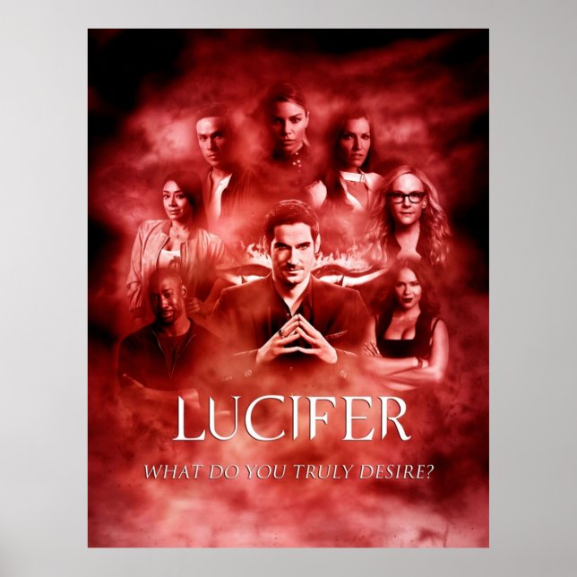 Poster Lucifer Cast (Frente)