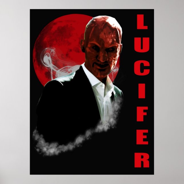 Poster Lúcifer Devil Face (Frente)