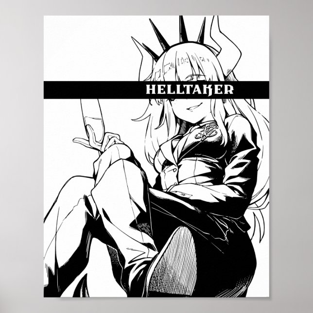 Poster Lucifer Helltaker (Frente)