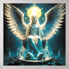 Poster Lúcifer representa sua luz e sua característica