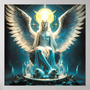 Poster Lúcifer representa sua luz e sua característica