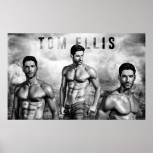 Poster Lucifer Tom Ellis Collage