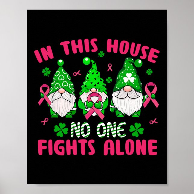Poster Lucky Clover Breast Cancer Awarness Rua de Patrick (Frente)