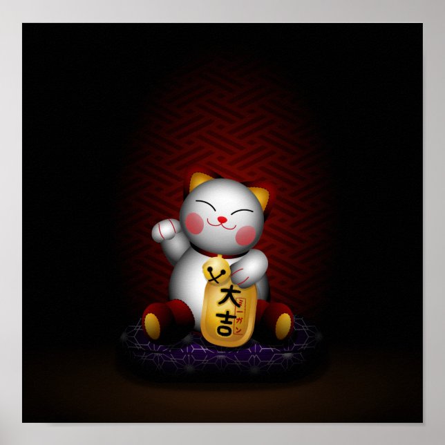 Poster Lucky Maneki Neko (Frente)