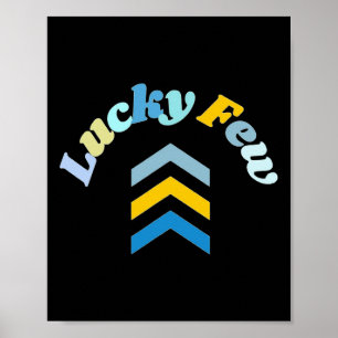 Poster Lucky Poucos T21 Abaixo Síndrome Consciência Amare