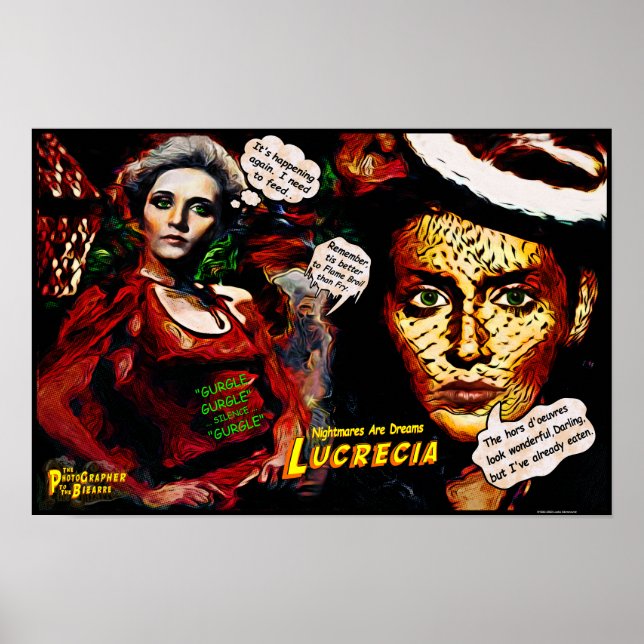 Poster Lucrecia Dreams São Pesadelos (Frente)