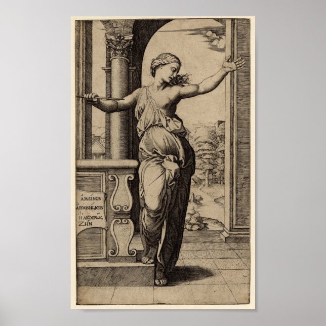 Poster Lucretia - Suicídio de Lucretia - Raimondi (Frente)