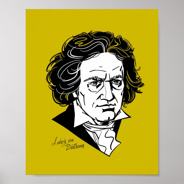 Poster Ludwig van Beethoven (Frente)