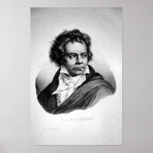 Poster Ludwig van Beethoven