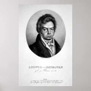 Poster Ludwig van Beethoven