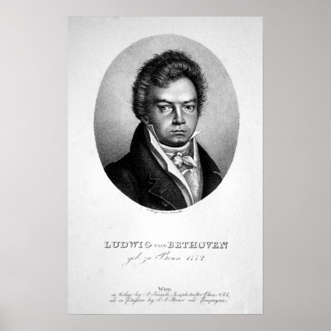 Poster Ludwig van Beethoven (Frente)