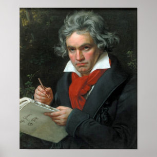 Pôster Ludwig van Beethoven Portrait