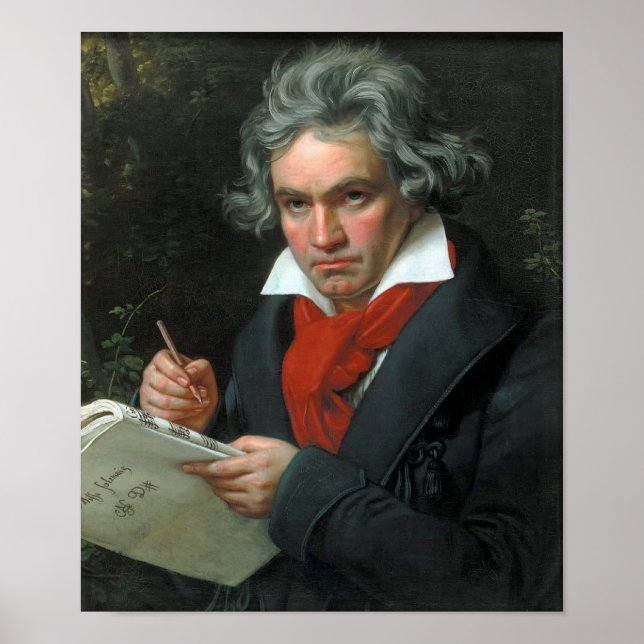 Pôster Ludwig van Beethoven Portrait (Frente)