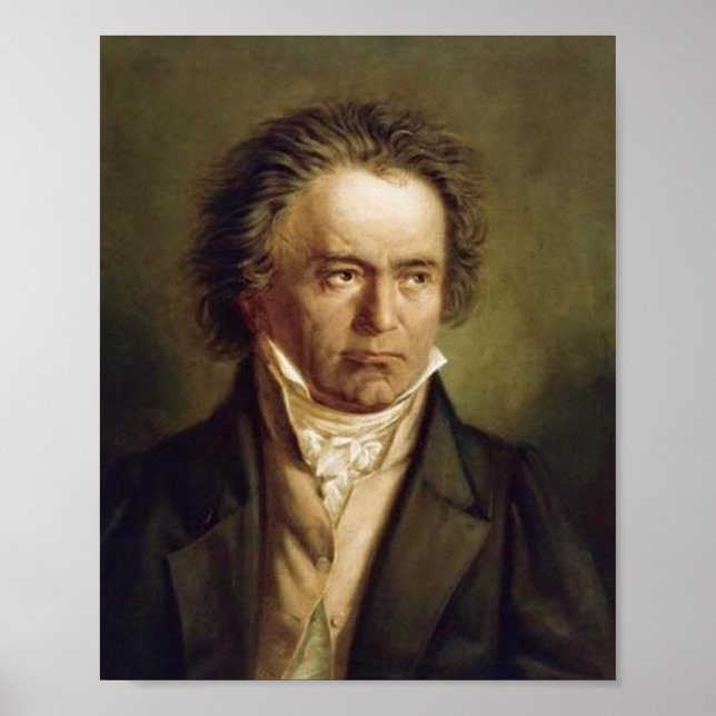 Poster Ludwig Van Beethoven Portrait (Frente)