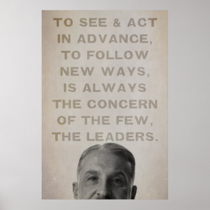 Pôster Ludwig von Mises Leaders Print