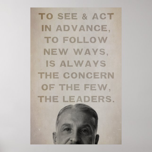 Pôster Ludwig von Mises Leaders Print (Frente)