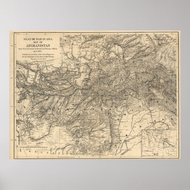 Pôster Lugar da Guerra: Afeganistão 1878 (Frente)