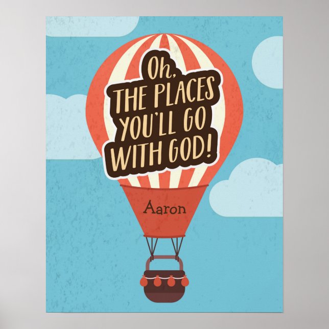 Pôster Lugares aonde Você Irá com Deus (Frente)