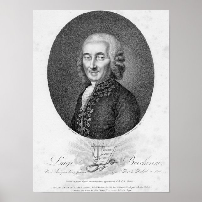 Pôster Luigi Boccherini (Frente)