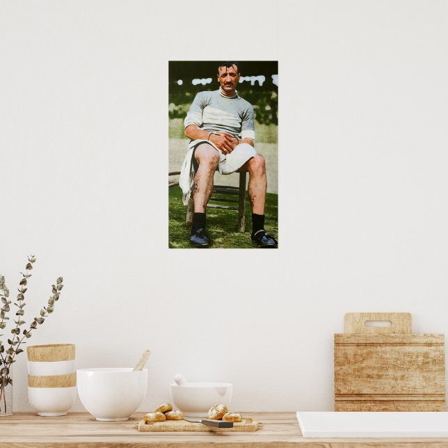 Poster Luigi Ganna Milan Winner First Giro d'Italia 1909 (Cozinha)