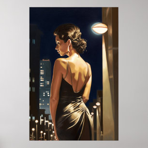 Poster Luisa pela luz da rua