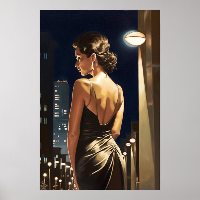 Poster Luisa pela luz da rua (Frente)