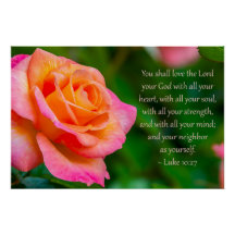 Luke 10:27 Print, Value Poster Paper (Semi-Gloss)