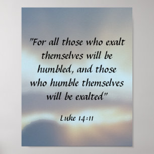 Poster Luke 14:11