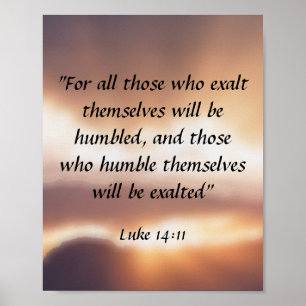 Poster Luke 14:11