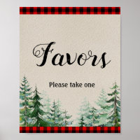 Lumberjack Watercolor - Sinal de Favor