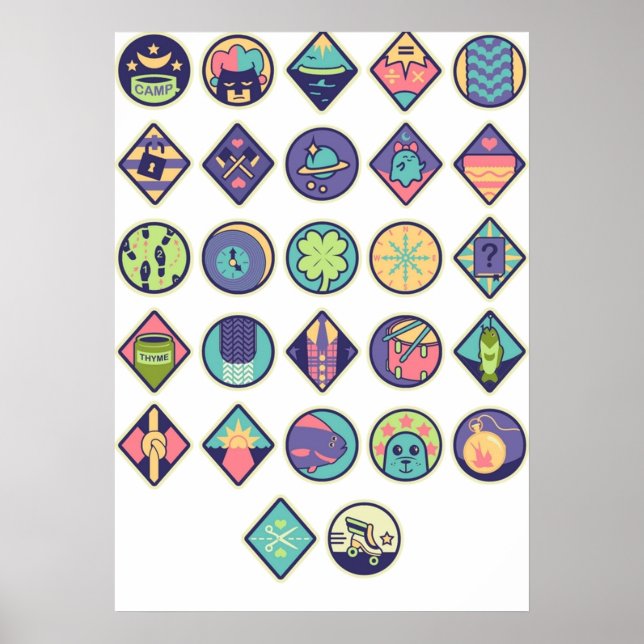 Poster Lumberjanes Patches (Frente)