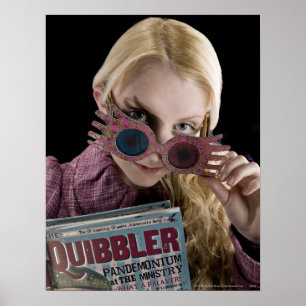 Poster Luna Lovegood Espia Sobre os Óculos