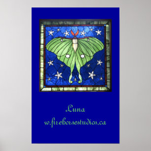 Poster Luna Moth